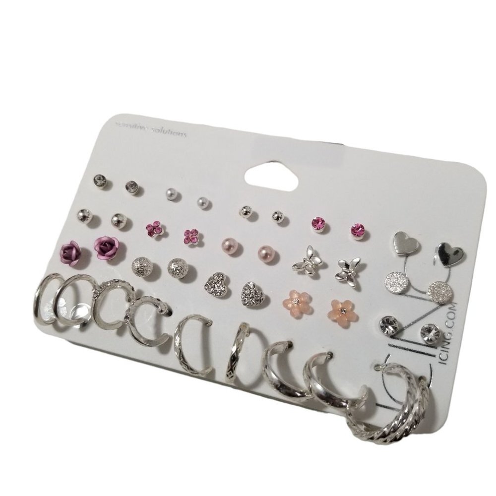 NWT ICING 20 PACK ASSORTED EARINGS